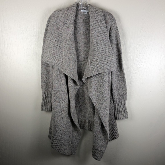 Cabi Oatmeal Confetti Duster Long Draped Cardigan - Picture 1 of 11